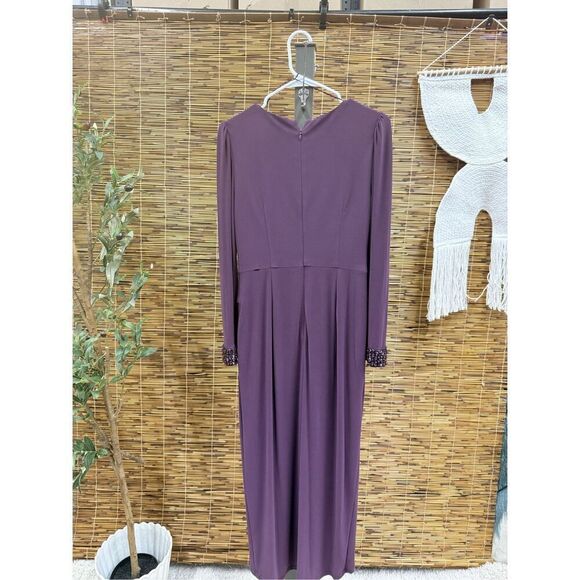 Adrianna Papell Womens Surplice Tea Wrap Dress SIZE 8 - Picture 3 of 3